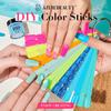 AZUREBEAUTY Dip Nails Powder Starter Kit, Hot Pink Neon Yellow Pastel Blue Green 8 Spring Summer Colors with Nail Sticks, Base Glossy Matte Top Coat Activator Liquid Set Manicure Art 30 PCS view 2
