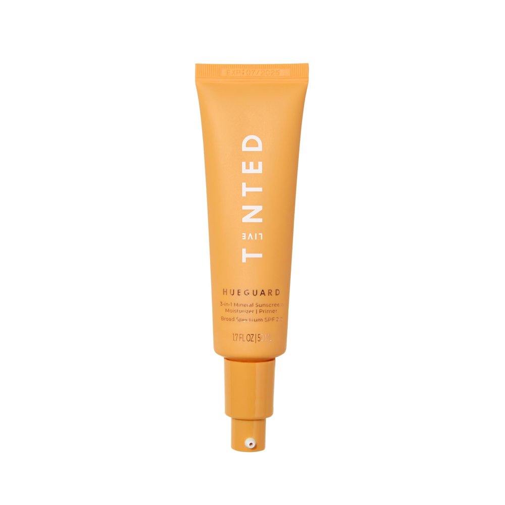 Live Tinted Hueguard 3-in-1 Mineral Sunscreen, Moisturizer, & Primer for Face and Body - Hydrate and Protect the Skin Year Round - SPF 30 to Protect Against UVA/UVB Rays, 1.7 Fl Oz
