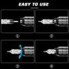 Emalla Tattoo Cartridge Needles - 20Pcs Tattoo Needles 1205RL Round Line Tattoo Needles Disposable Tattoo Machine Needle Standard Cartridge Needles 0.35mm for Tattoo Kit Beginners or Artsists view 4