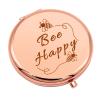 Bee Gift for Women Honey Bee Lover Gifts for Girls Inspirational Gifts Compact Makeup Mirror for Friends Bestie Sister Bee Kind Gifts Travel Makeup Mirror for Beekeeper view 1