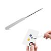 Dioche Stainless Steel Makeup Spatula, Liquid Spatula, Ergonomic Nail Art Makeup Stirring Rod, proof, for Makeup Artist view 1