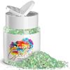 MARBLERS Holographic Glitter [Mixed Green] 1.5oz (42g) | Chunky | Non-Toxic, Vegan, Cruelty-Free | Face, Body, Eyeshadow, Hair, Festival, Party Makeup | Nail Art, Polish | Resin, Tumbler, Slime, Craft view 1