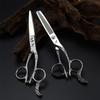 6.0" Professional Japan 6CR Hair Cutting Shears, Hair Cutting Scissors Set, Barber Scissors, for Barber Or Home Use, Plus Bonus Faux Leather Case view 3