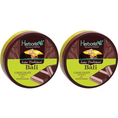 Herborist Lulur Tradisional Bali 100g Chocolate (Pack of 2)