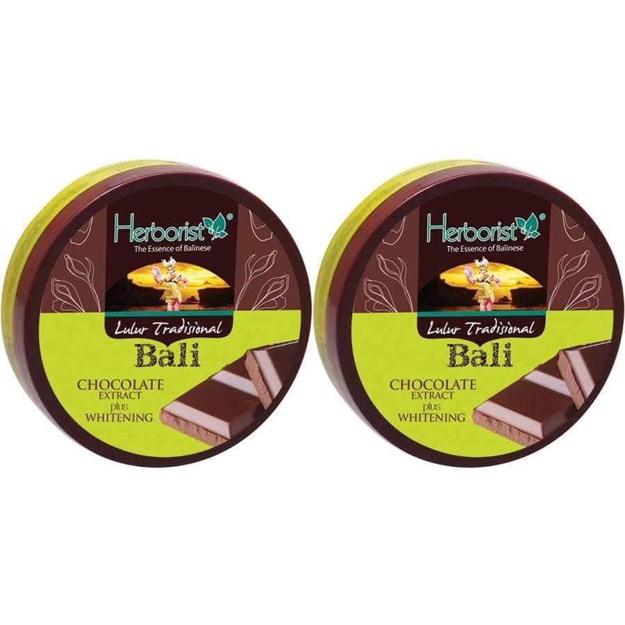 Herborist Lulur Tradisional Bali 100g Chocolate (Pack of 2)
