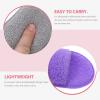 6pcs Face Cleansing Sponge, Reusable Makeup Removal Pads Face Washing Puff for Home Travel (Random color) view 3