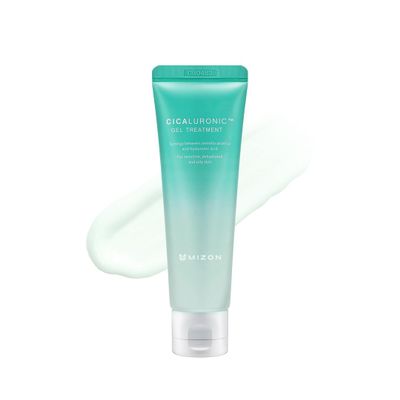 MIZON Cicaluronic GEL Treatment with Centella Asiatica Hyaluronic Acid Vitamin B5 86% Natural Ingredients Mositurizing Soothing Korean Skincare (50ml/1.69fl oz)