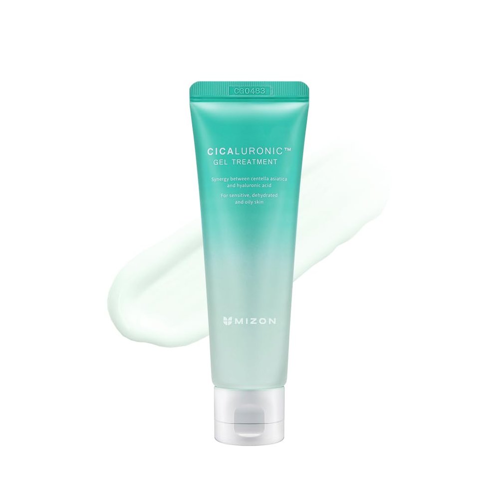 MIZON Cicaluronic GEL Treatment with Centella Asiatica Hyaluronic Acid Vitamin B5 86% Natural Ingredients Mositurizing Soothing Korean Skincare (50ml/1.69fl oz)