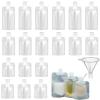 19 Pcs Travel Pouches for Toiletries, 30ML/50ML/100ML Portable Fluid Makeup Packing Bags, Travel Refillable Empty Squeeze Pouch for Shampoo Conditioner Lotion Soap Liquids Face Cream Shower Gel view 1