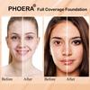 PHOERA Foundation, PHOERA Matte Liquid Foundation,PHOERA Makeup for Women, PHOERA Foundation Full Coverage Concealer, 30ml 24HR Matte Oil Control Concealer (102+103/ Nude+ Warm peach) view 4