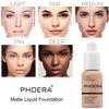 PHOERA Foundation, PHOERA Matte Liquid Foundation,PHOERA Makeup for Women, PHOERA Foundation Full Coverage Concealer, 30ml 24HR Matte Oil Control Concealer (102+104/ Nude+Buff Beige) view 3