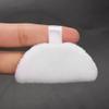 FRCOLOR Makeup Sponge Makeup Puff Puff 5Pcs Cotton Cosmetic Makeup Puffs with Ribbon Face Puffs Pads for Women Makeup (White) Triangle Puff Bath Sponge view 3