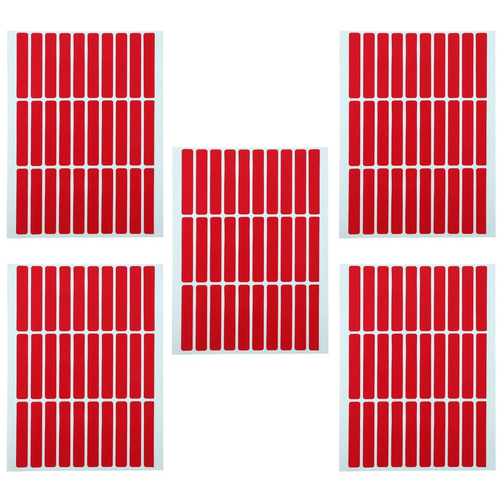 Healifty 5sets Transparent Nail Display Tape Holder of Non-marking Nail Art Tape for Showcasing Designs Double-sided Adhesive
