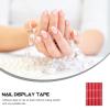 Healifty 5sets Transparent Nail Display Tape Holder of Non-marking Nail Art Tape for Showcasing Designs Double-sided Adhesive view 4