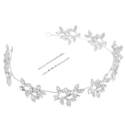 minkissy 1set Rhinestone Headband for Brides Elegant Wedding Hair Accessories for Parties and Special Occasions Delicate and Easy to Wear