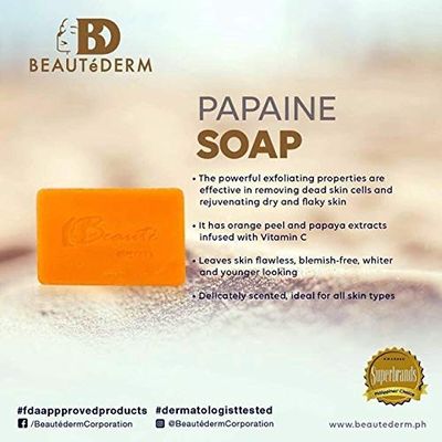 Beautderm Papaine Soap 2 for $20 0.0705 Ounce