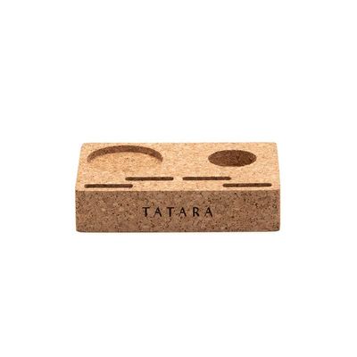 Natural cork stand, 100% Portuguese cork, eco-friendly, store your shaving gear