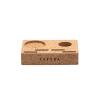Natural cork stand, 100% Portuguese cork, eco-friendly, store your shaving gear view 1