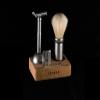 Natural cork stand, 100% Portuguese cork, eco-friendly, store your shaving gear view 4