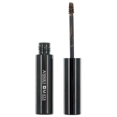 Annika Maya Brow Tint Gel with Fibers for Fuller Brows (Brunette Lites)