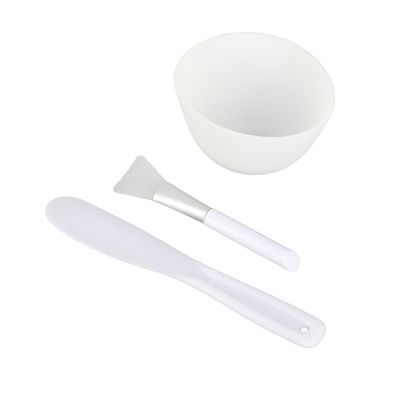Face Mask Mixing Bowl Set, Facemask Mixing Tool Kit with Mask Bowl Stick Spatula Silicone Face Mask Brush & Premium Soft Face Brushes