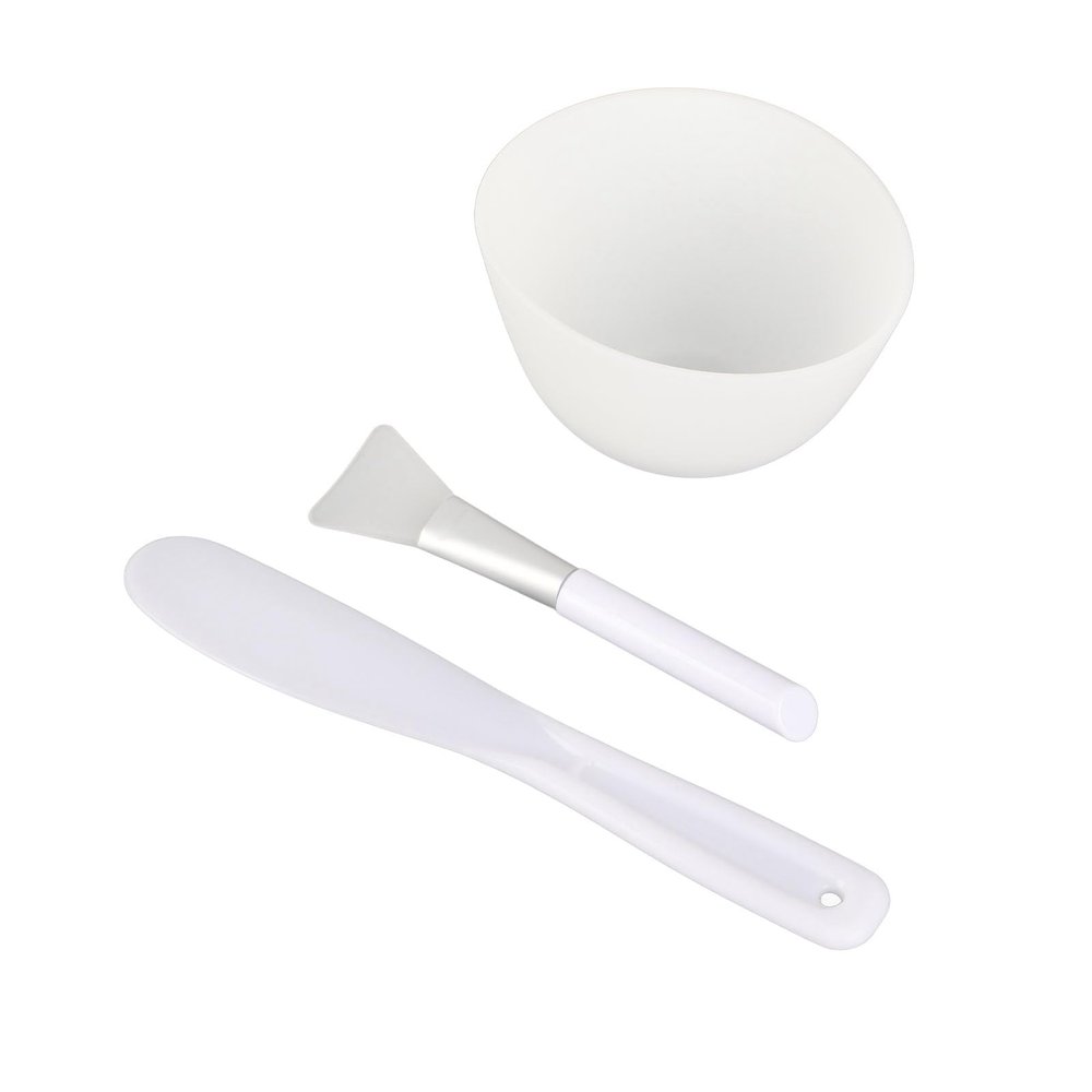 Face Mask Mixing Bowl Set, Facemask Mixing Tool Kit with Mask Bowl Stick Spatula Silicone Face Mask Brush & Premium Soft Face Brushes