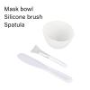 Face Mask Mixing Bowl Set, Facemask Mixing Tool Kit with Mask Bowl Stick Spatula Silicone Face Mask Brush & Premium Soft Face Brushes view 2