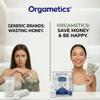 Orgametics Cotton Rounds, 100% Natural Turkish Cotton Premium Makeup Remover and Facial Cleansing Round Pads, Lint Free, Hypoallergenic and Ultra Soft, Luxury Quality (400 Count-Pack of 4) view 2