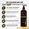 Shiny Leaf Hair Loss Conditioner for Women & Men - DHT Blocker Included, Paraben & Sulfate Free Biotin Conditioner, Thickening Formula for Thinning Hair, Safe for All Hair Types - USA Made, 16oz view 2