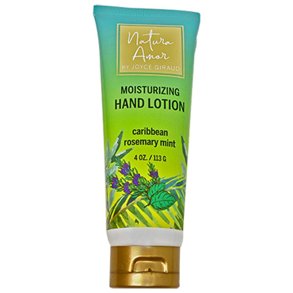 Miracle Elixir Collection Joyce Giraud Moisturizing Hand Lotion for Dry Hands, Caribbean Rosemary Mint, Non-Greasy, 4 Oz