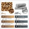 THE PERFECT HAIRCARE Curly Hair Girls Microfiber Plopping Towel Set - Anti-frizz Silky Smooth Hair Drying Wrap for Women - Super Absorbent Large Hair Towel + 2 Scrunching Towels to Micro Plop view 2