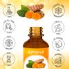 All Natural Turmeric Skin Brightening Oil for Dark Spots - Cleanses Skin, Fights Acne, Evens Tone, Heals Scars - Pure Handcrafted Turmeric Oil Skincare Made in the USA view 3