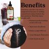 Apple Cider Vinegar Hair Rinse - Natural Hair Cleanser for Product Build Up - Shampoo Alternative, Scalp Cleanser & Post Workout Rinse - Removes Buildup & Sweat view 4