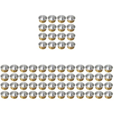 minkissy 100pcs Hair Removal Waxing Bowl Capacity Aluminum Foil Wax Melt Pot Scent
