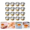 minkissy 100pcs Hair Removal Waxing Bowl Capacity Aluminum Foil Wax Melt Pot Scent view 2