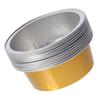minkissy 100pcs Hair Removal Waxing Bowl Capacity Aluminum Foil Wax Melt Pot Scent view 3
