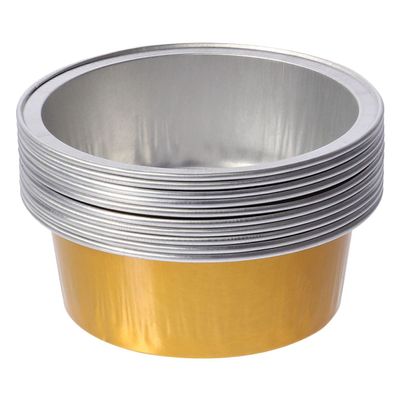 minkissy 25pcs Aluminium Foil Wax Melting Bowls for Hair Removal Reusable Wax Warmer Bowls for Home Salon Use and Paraffin Treatments