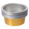 minkissy 25pcs Aluminium Foil Wax Melting Bowls for Hair Removal Reusable Wax Warmer Bowls for Home Salon Use and Paraffin Treatments view 1