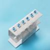 6 Holes Tweezers Storage Rack Lash Extension Tools Organizer Holder Stand Marble view 2