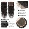 10A Brazilian Human Hair Water Wave Bundles with Closure (14 16 18 +12) Unprocessed Virgin Human Hair Extensions Wet and Wavy Hair 3 Bundles with 4x4 Lace Closure Deep Curly Wave Bundles Human Hair view 3