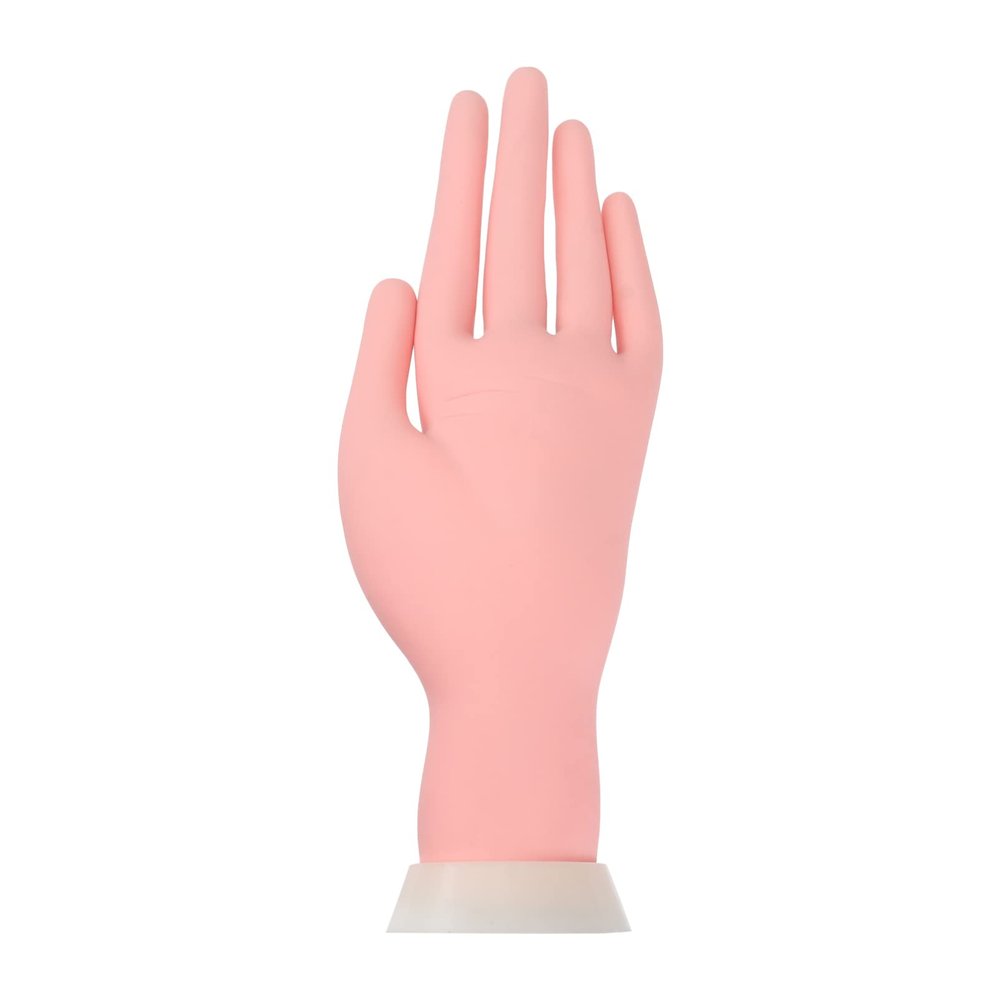 OSALADI Bendable Nail Practice Hand High-fidelity Pvc Mannequin Nail Art Training Tool Insertion