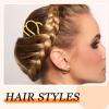 FRCOLOR 6pcs Hair Comb Hairpin Hair Bun Plug Holder Women Hair Accessories Side Hair Clip Hair Side Comb Hair Combs for Women Bun Hair Stick Retro Hair Sticks to Weave France Miss Metal view 3