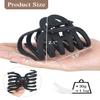 4 Pieces 3.5'' Large Octopus Claw Clips for Thick Long Hair, Big Hair Clips for Women, Strong Hold Hair Claw Clips, Matte Non-slip Jaw Hair Clips view 3