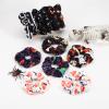 12PCS Halloween Hair ScrunchiesPumpkin Skull Ghosts Bat Star Moon Witch Hat Candy Candle Spider Web Hair Ties Elastics Scrunchy Gifts Ponytail Holder Accessories for Women Girls view 3