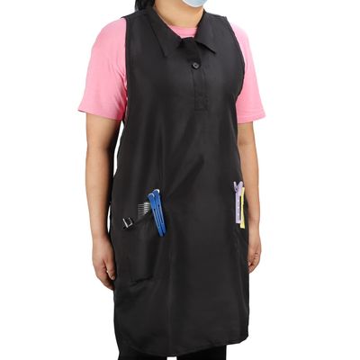 Segbeauty Hair Stylist Vest, Barber Vest Hairdresser Sleeveless Apron with 2 Pocket for Women, Adjustable V-neck Cosmetology Salon Apron Pet Groomer Gown SPA Uniforms Protective Work Clothes Large