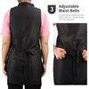 Segbeauty Hair Stylist Vest, Barber Vest Hairdresser Sleeveless Apron with 2 Pocket for Women, Adjustable V-neck Cosmetology Salon Apron Pet Groomer Gown SPA Uniforms Protective Work Clothes Large view 4
