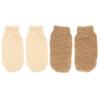 Beavorty 4pcs Exfoliating Bath Gloves Comfortable Rich Foaming Shower Mitts for Deep Cleansing Soft and Scrubbers for Men and Women view 1