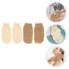 Beavorty 4pcs Exfoliating Bath Gloves Comfortable Rich Foaming Shower Mitts for Deep Cleansing Soft and Scrubbers for Men and Women view 2
