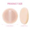 Sibba Loose Powder Puff 12 Pieces Round Velour Face Makeup Compact Body Container Setting Pressed Blending Foundation Cream Make Up Ribbon Strap Sponge Cushion Applicator (Skin Color) view 4