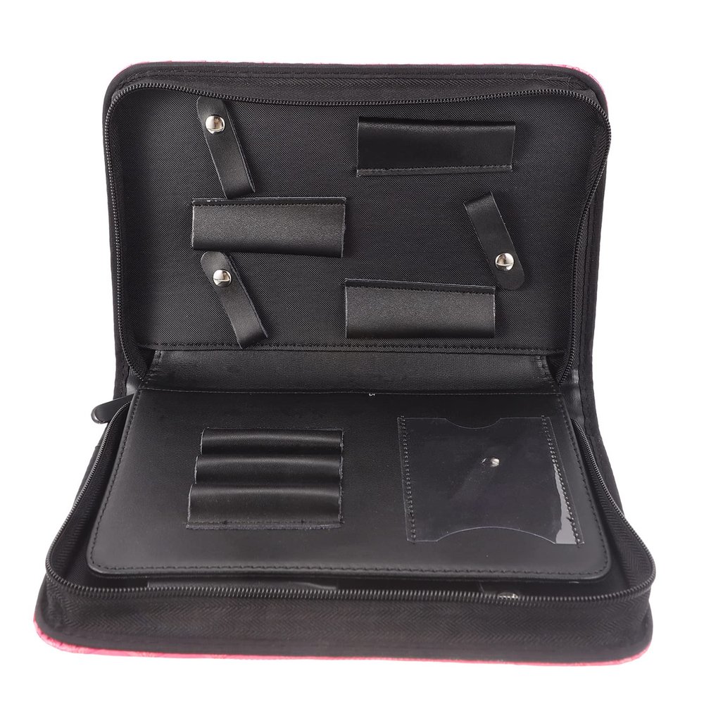 minkissy Hair Scissor Storage Bag Portable Pouch for Hair Stylists Compact Scissor Holder Minimalist Design for Salon and Personal Use